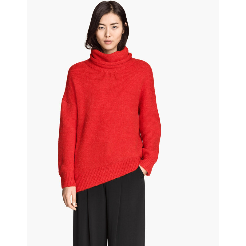 H&M Wool-blend polo-neck jumper