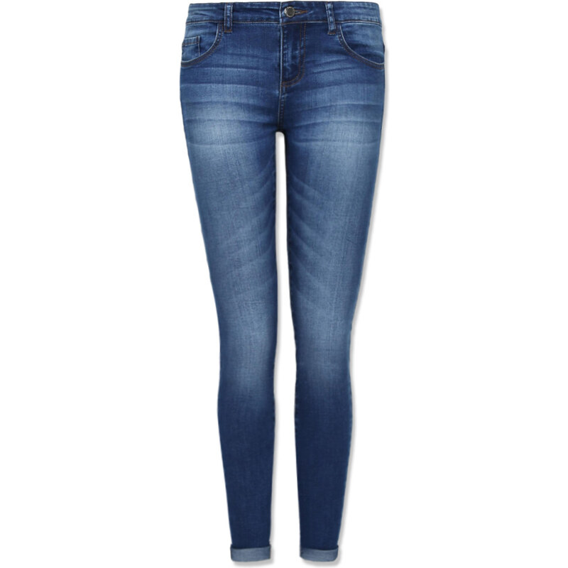 Tally Weijl Blue Basic Very Low Waist Skinny Jeans