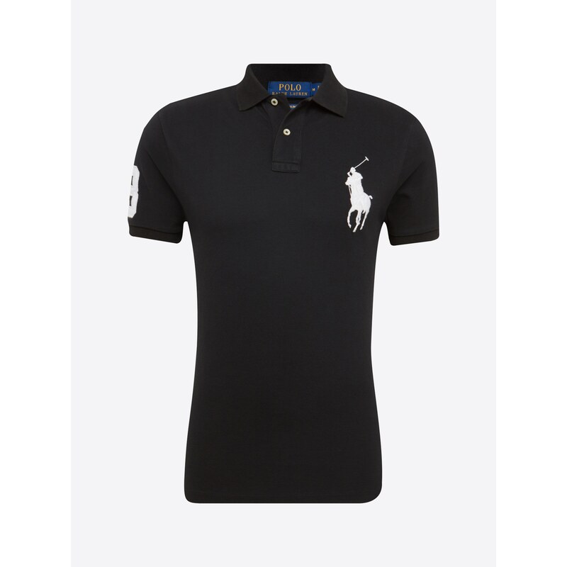 Polo Ralph Lauren Tričko černá / bílá