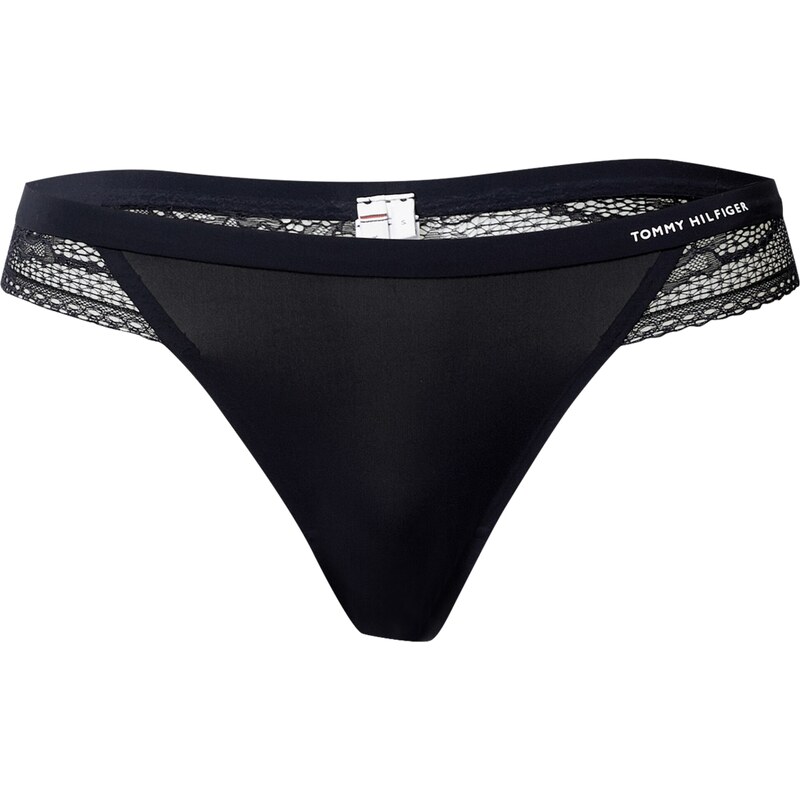 Tommy Hilfiger Underwear Tanga tmavě modrá / bílá 53722987