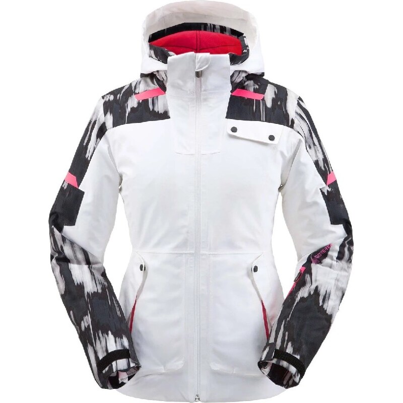 Spyder BALANCE GTX Jacket W Ikat print black dámská lyžařská bunda  bílá/růžová/černá 40/L - GLAMI.cz