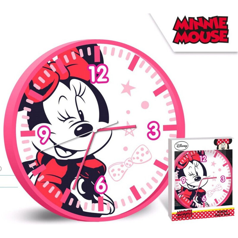 Euroswan Minnie Mouse nástěnné hodiny