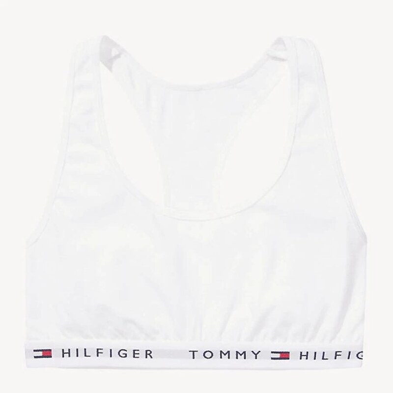 Tommy Hilfiger dámská bílá sportovní podprsenka Iconic