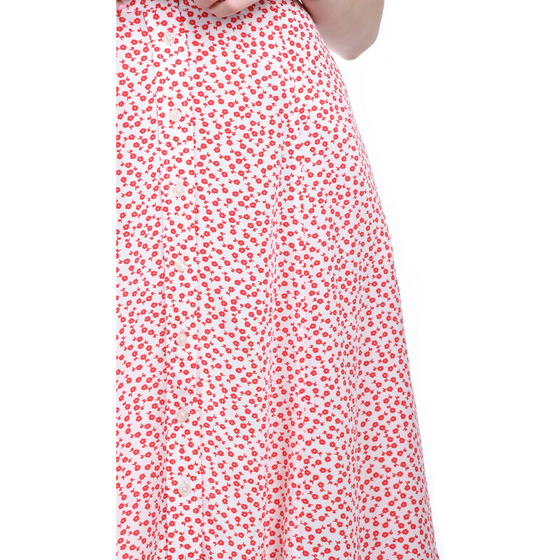 Calvin Klein dámská květovaná midi sukně