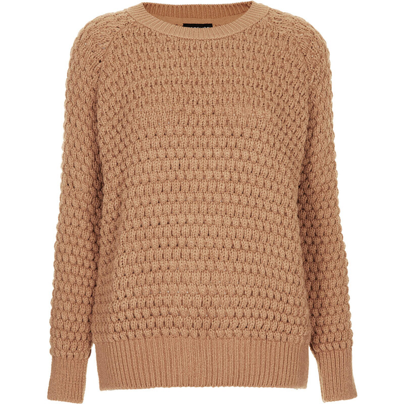 Topshop Knitted Chunky Bobble Jumper