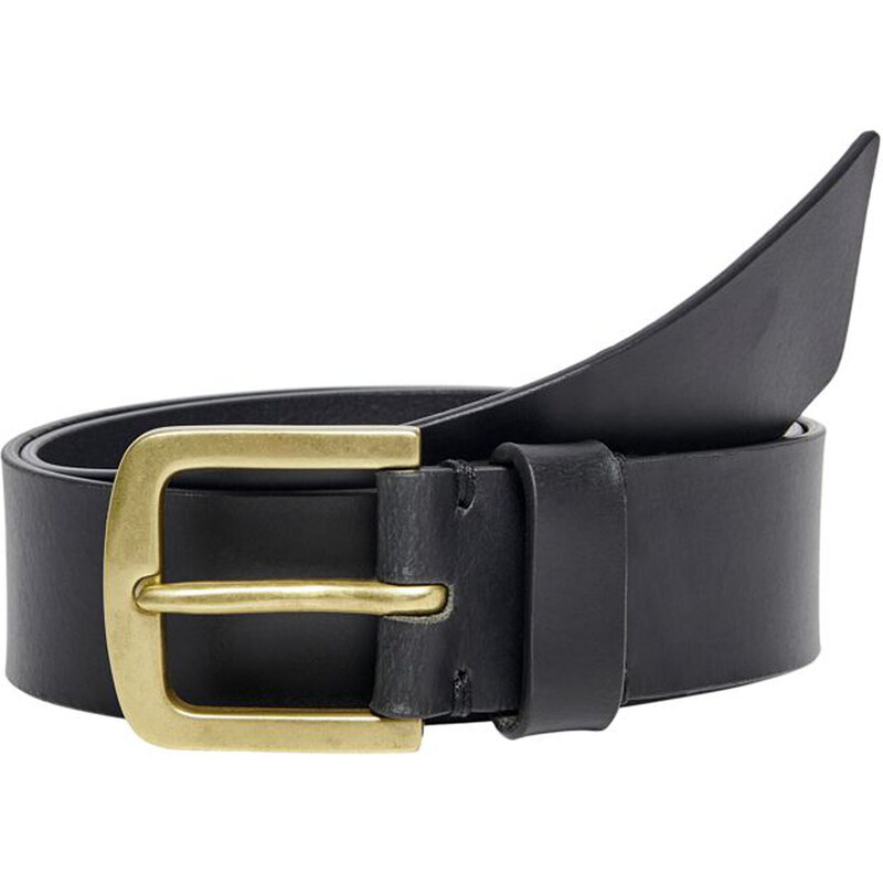 ONLY | Pásek Patricia kožený černý 85cm