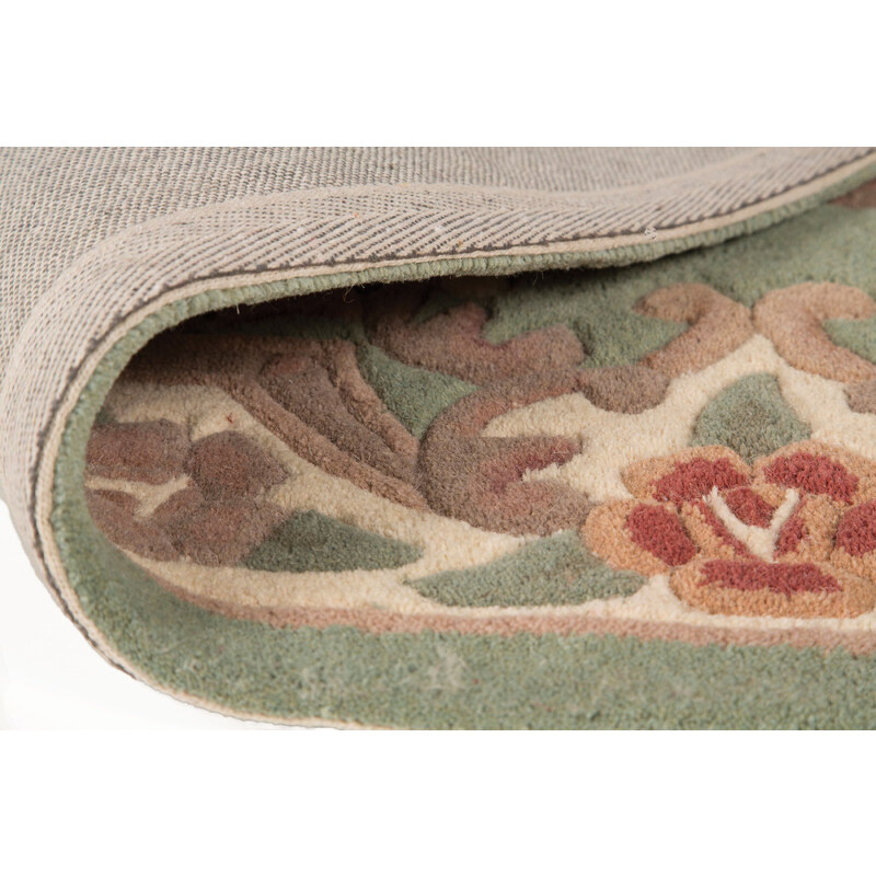 Flair Rugs koberce Ručně všívaný kusový koberec Lotus premium Green - 120x180 cm