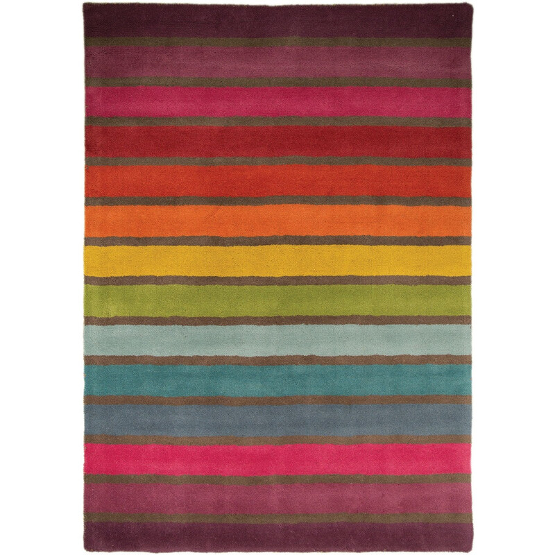 Flair Rugs koberce Ručně všívaný kusový koberec Illusion Candy Multi - 80x150 cm