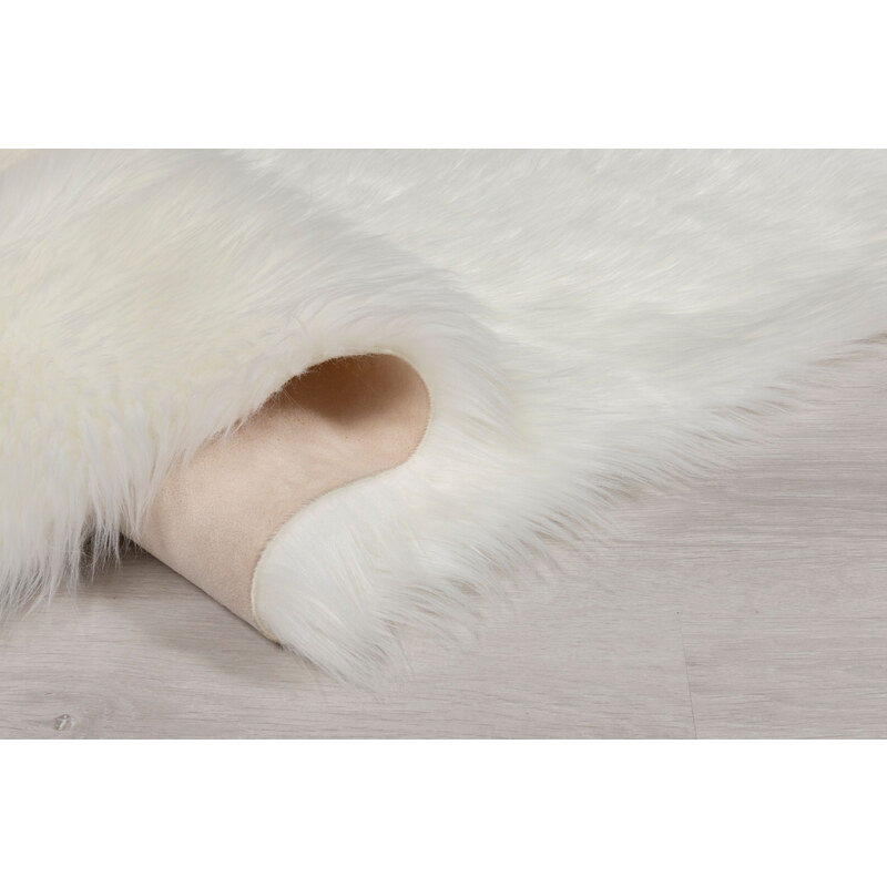 Flair Rugs koberce Kusový koberec Faux Fur Sheepskin Ivory kruh - 120x120 (průměr) kruh cm