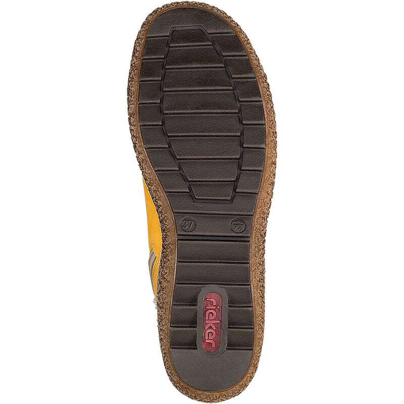 Dámská kotníková obuv RIEKER L7543-69 žlutá
