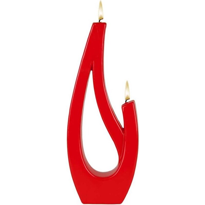 Červená svíčka Alusi Saba Grande