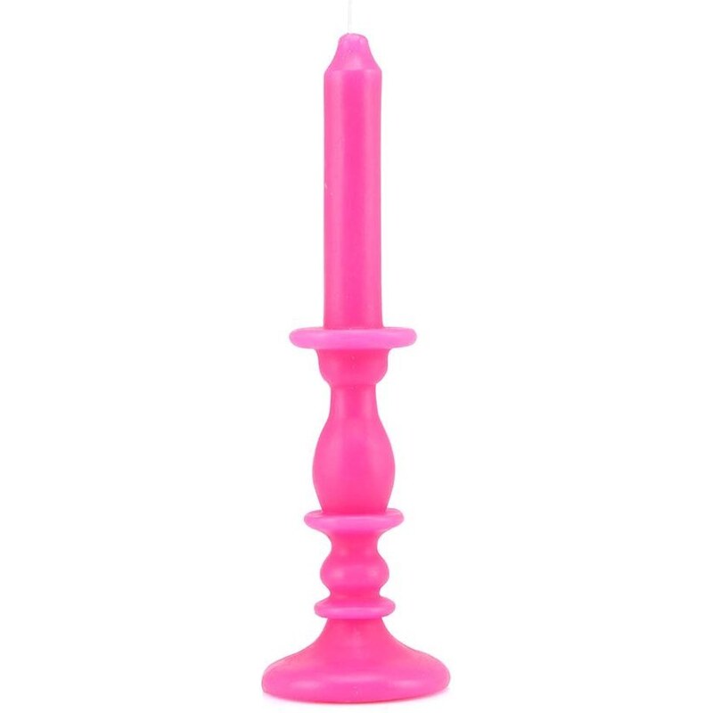 Růžová svíčka Donkey Pink