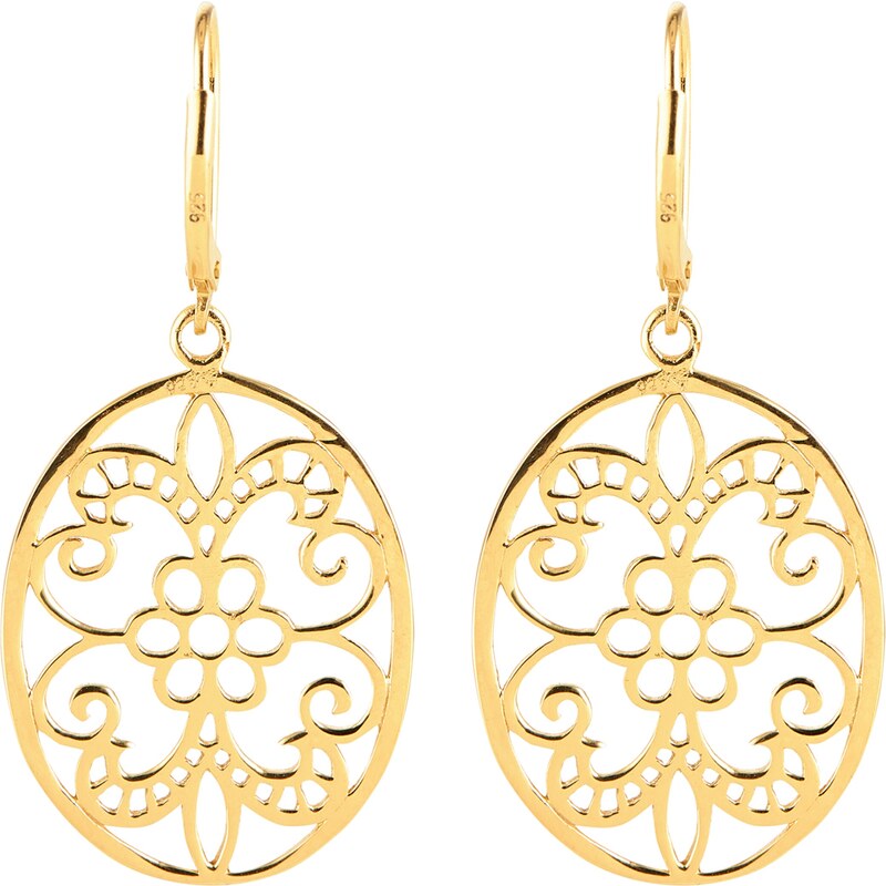 ELLI Náušnice Ornament zlatá 94567972