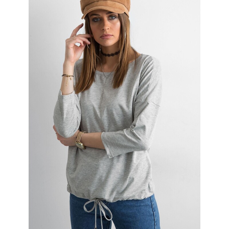 BASIC Feel Good Blouse-RV-BZ-4691.42P-grey