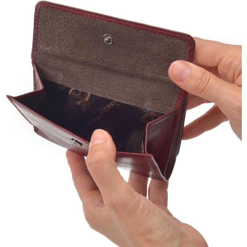 Dámská kožená peněženka Cosset vínová 4499 Komodo BO