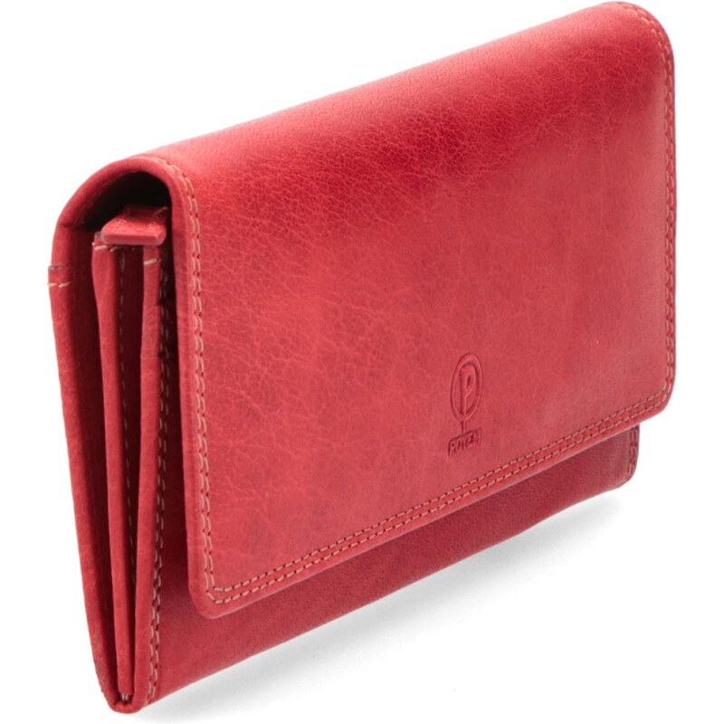 Dámská kožená peněženka Poyem červená 5214 Poyem CV