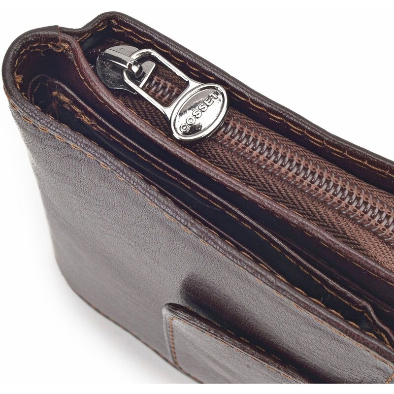 Dámská kožená peněženka Cosset hnědá 4404 Komodo H