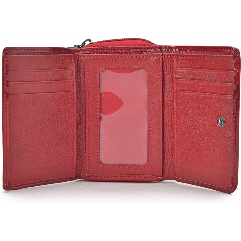 Dámská kožená peněženka Carmelo červená 2105 P CV
