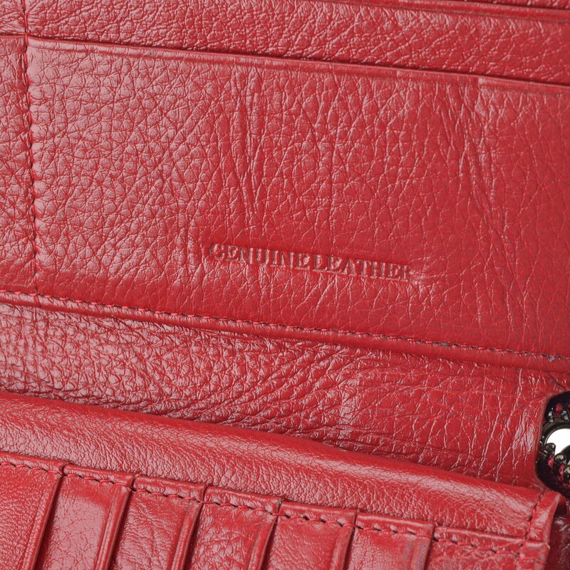 Dámská kožená peněženka Carmelo červená 2102 M CV
