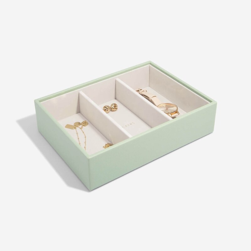 Stackers, Box na šperky Sage Green Deep Watch/Accessories | zelená