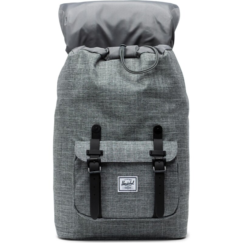 Herschel Little America Mid-Volume Raven Crosshatch/Black 17L