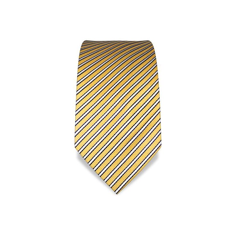 Zlatožlutá hedvábná kravata Vincenzo Boretti 1545