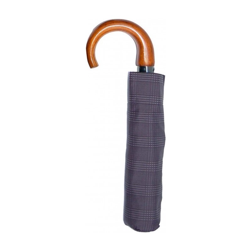 Pánský deštník Doppler AC mini - šedé karo