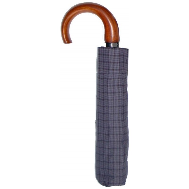 Pánský deštník Doppler AC mini - šedá kostička