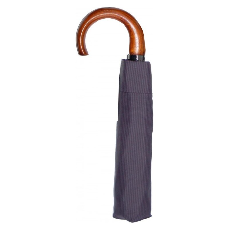 Pánský deštník Doppler AC mini - šedý proužek