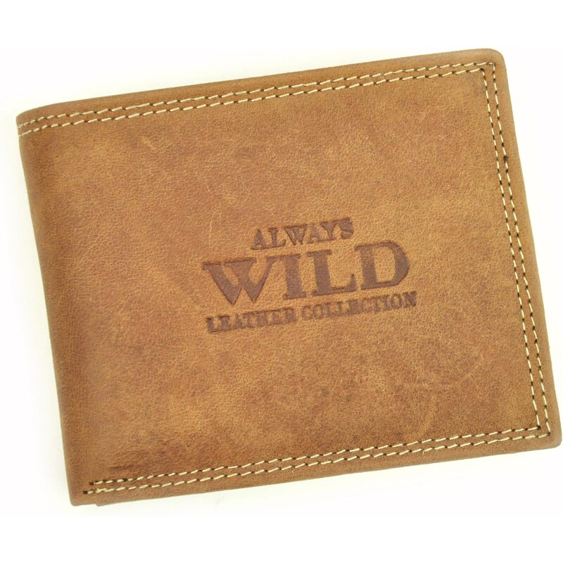 WILD pánská peněženka N0035-CHM RFID, Cognac 108167759