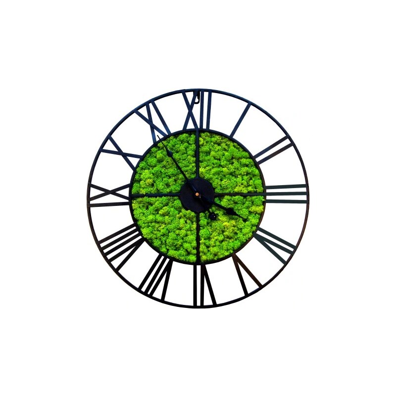 OznTo Retro hodiny dekorační mech 80cm černé