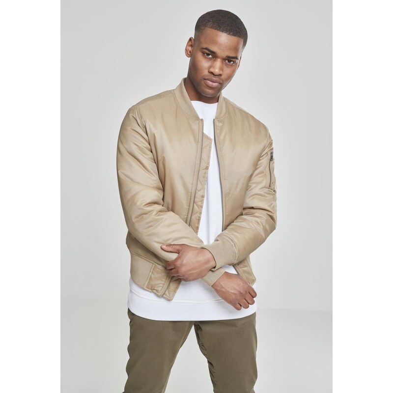 UC Men Basic Bomber Jacket béžová