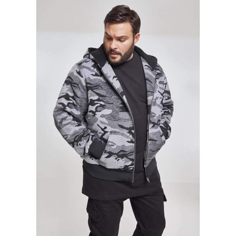 UC Men Camo Zip Jacket darkcamo