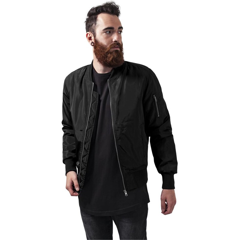 UC Men 2-Tone Bomber Jacket blk/blk