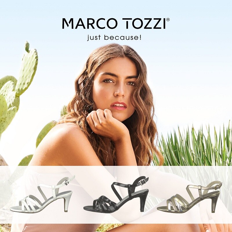 Dámské sandály Marco Tozzi 2-28301-22 Černá