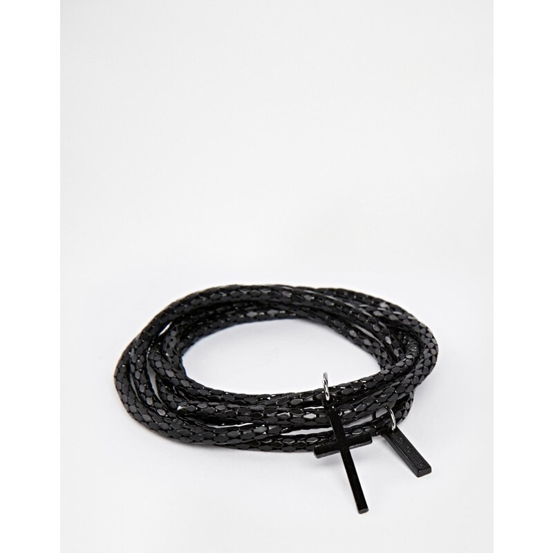 Religion Multi Rope Bracelet - Black