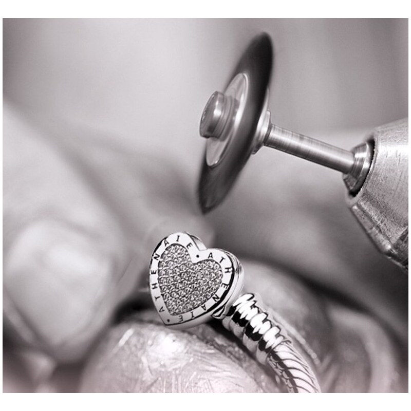 Emporial stříbrný náramek na přívěsky Klíč k mému srdci ATH-SPLB08