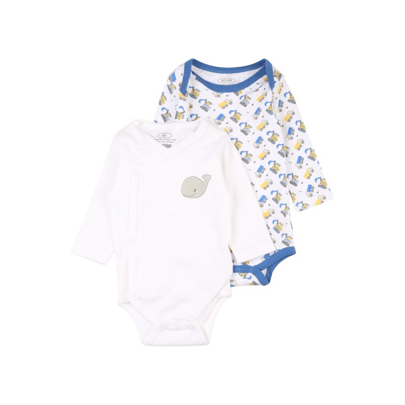 PLAYSHOES Dupačky/body královská modrá / žlutá / šedá / přírodní