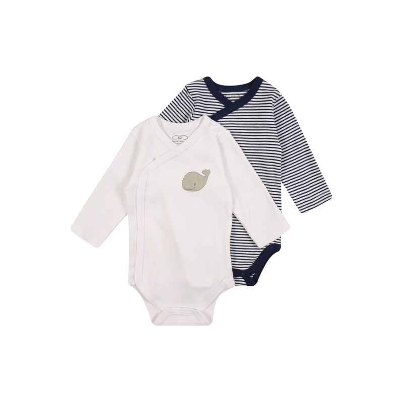 PLAYSHOES Dupačky/body marine modrá / šedá / bílá