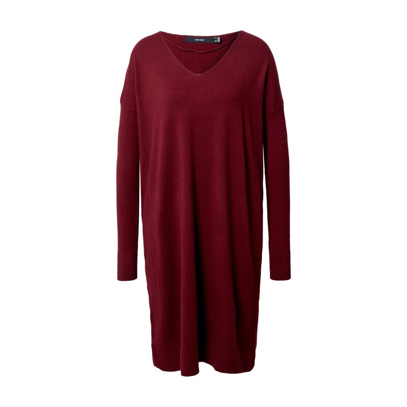 VERO MODA Šaty Holly vínově červená
