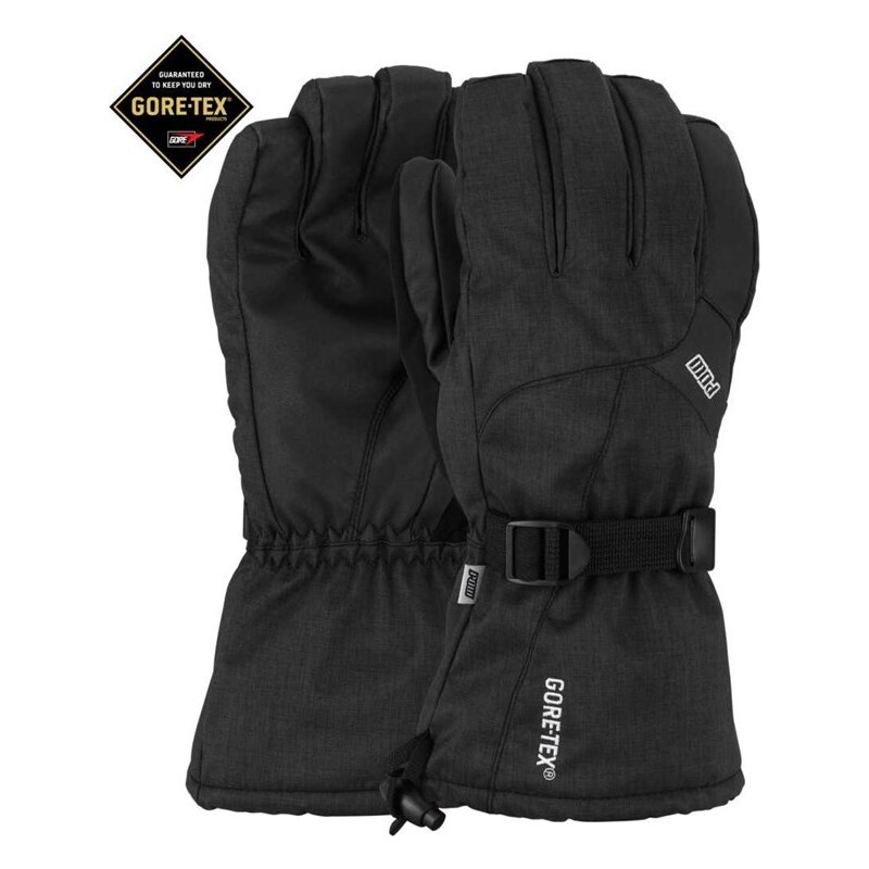 pánské rukavice POW - Warner-Gtx Long Glove Black (BK)