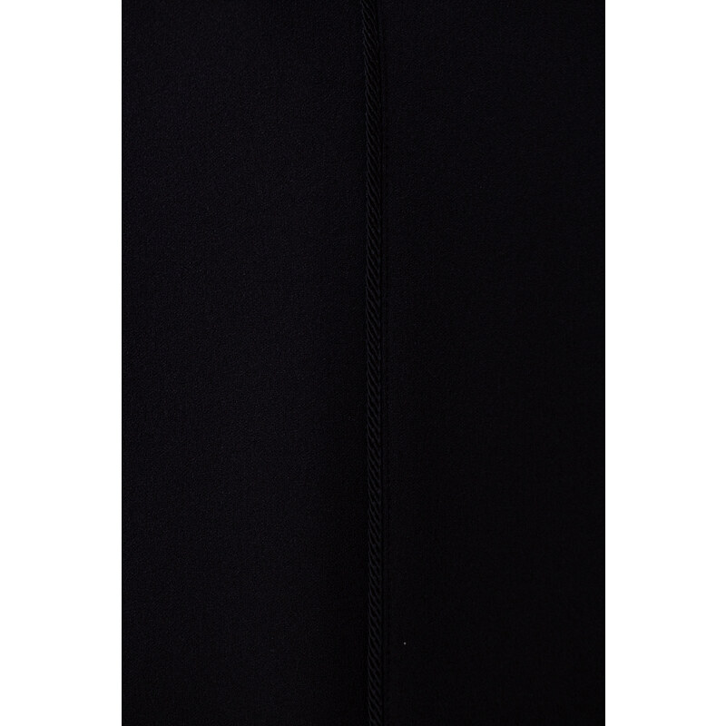 Černé kalhoty s bočním pruhem Piero Moretti