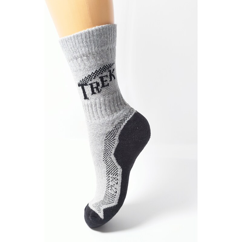 Pánské pracovní ponožky TREK - sv.šedé