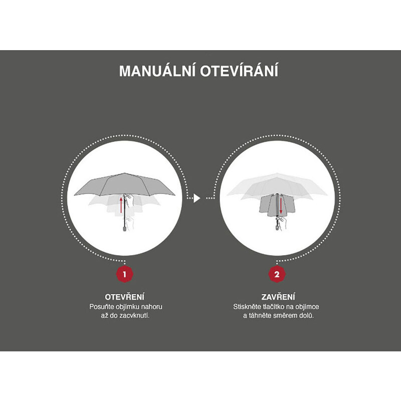 Doppler HAVANNA Timeless modrý se vzorem ultralehký skládací deštník