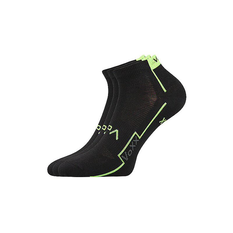 3PACK ponožky VoXX černé (Kato)