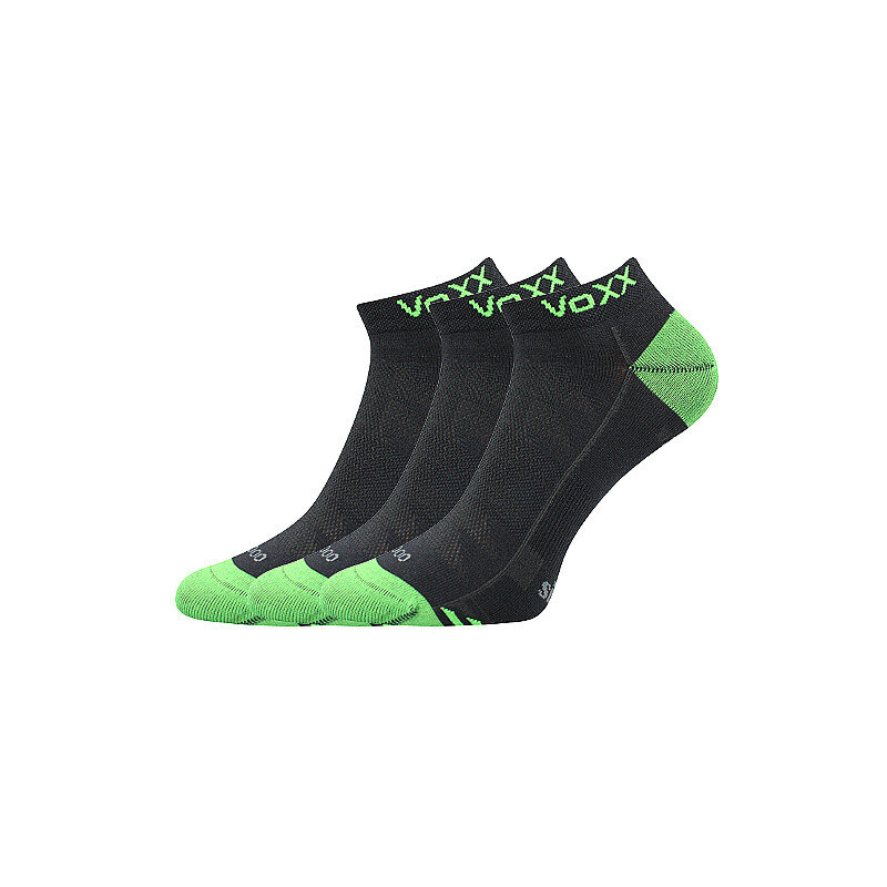 3PACK ponožky VoXX bambusové tmavě šedé