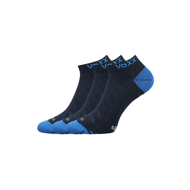 3PACK ponožky VoXX bambusové tmavě modré