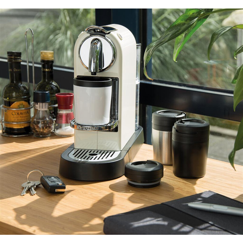 Termohrnek Coffee to Go do kávovaru, 160ml, XD Design, stříbrný