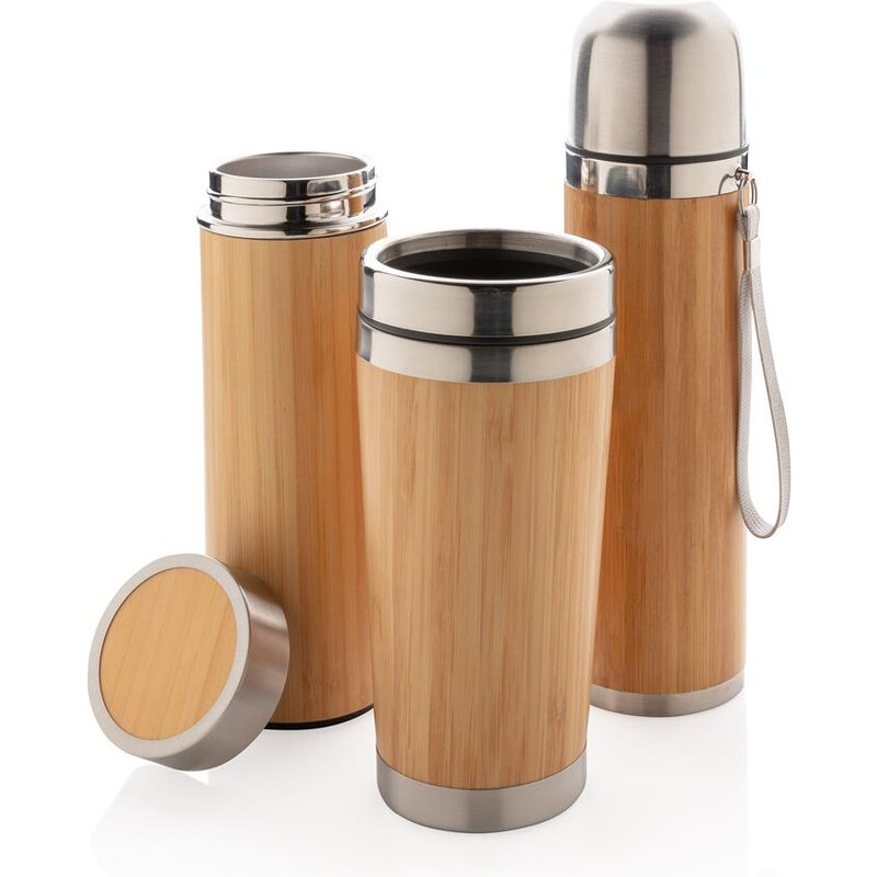 Termolahev Bamboo, 320ml, XD Design, bambus