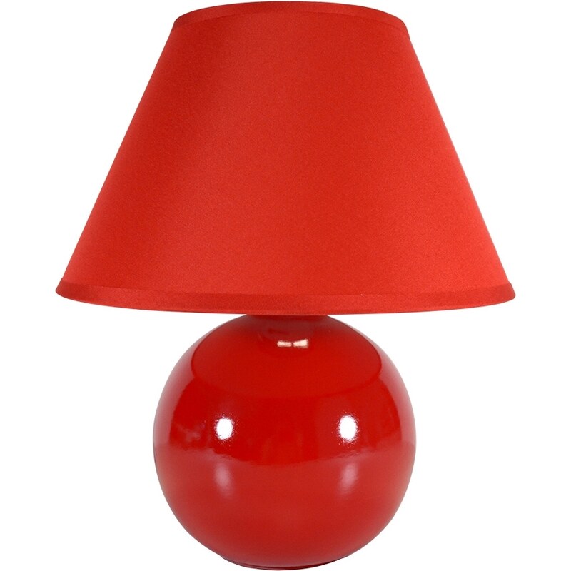 Eglo Eglo 23876 - Stolní lampa TINA 1xE14/40W/230V červená EG23876
